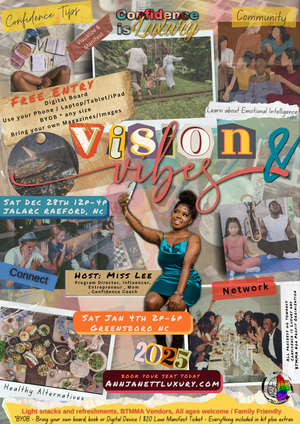 Free Entry Confidence Builder - 1/4/25 Vision & Vibes Event @ Salvation Army Boys and Girls Club of Greensboro NC